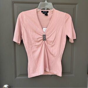 Karen Kane Petite Rhinestones Top